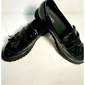 JONES NEW YORK Patent Tassel Loafers